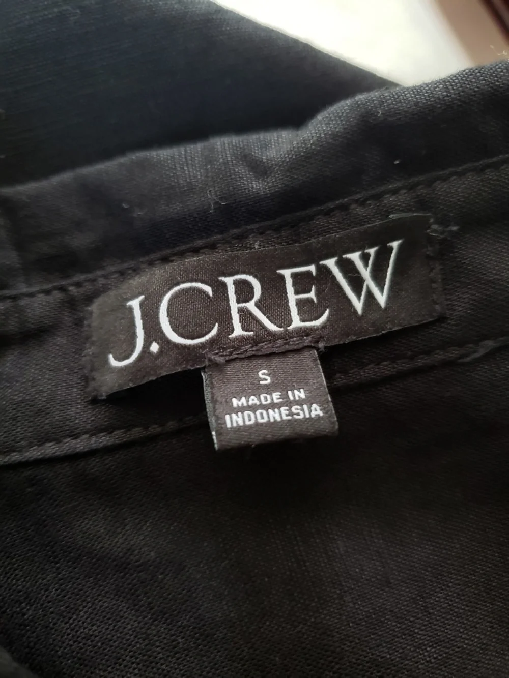 J.Crew Linen Shirt Dress Size Small NEW